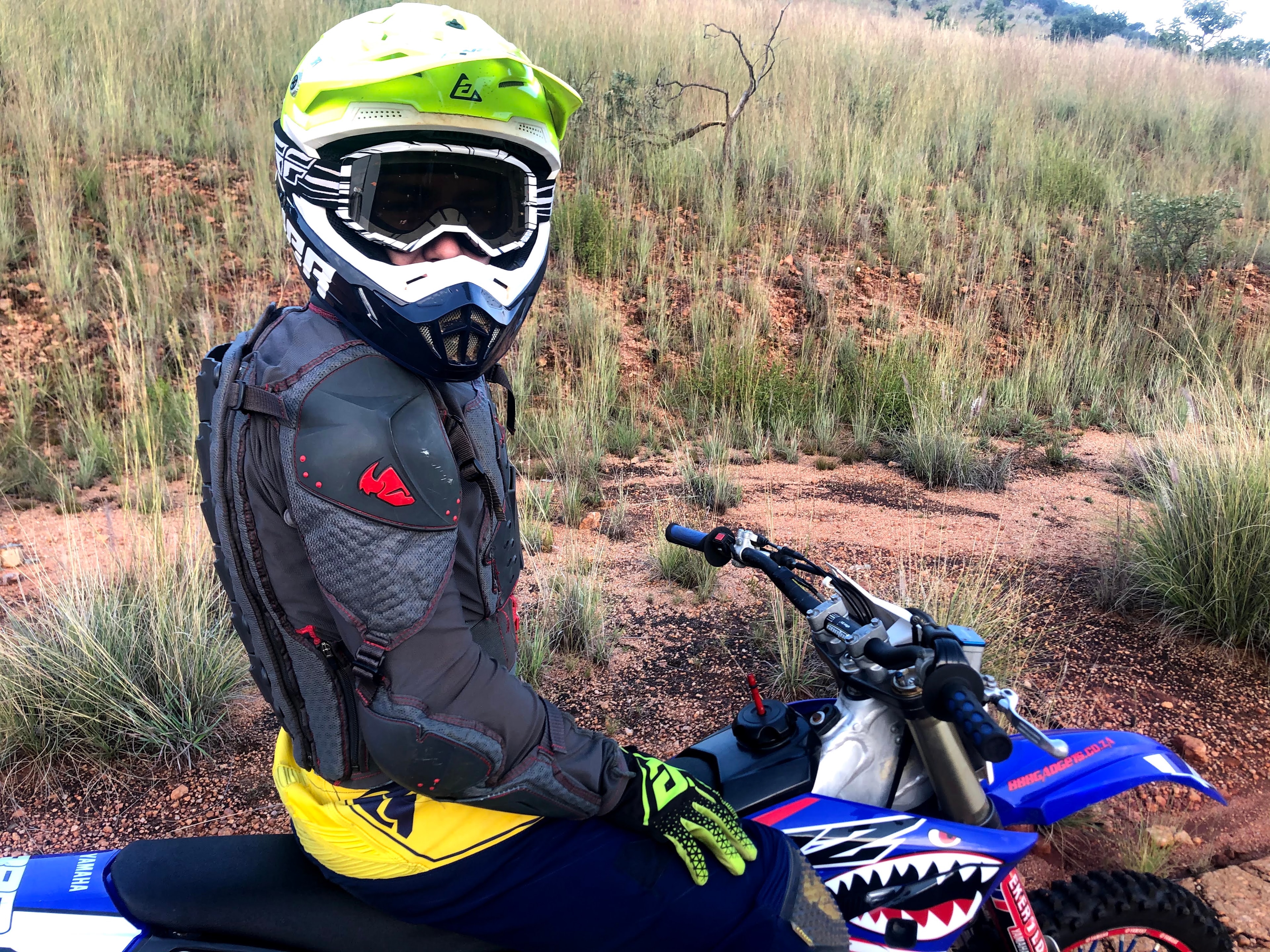Motorbike adventure riding Kosmos, North West SA